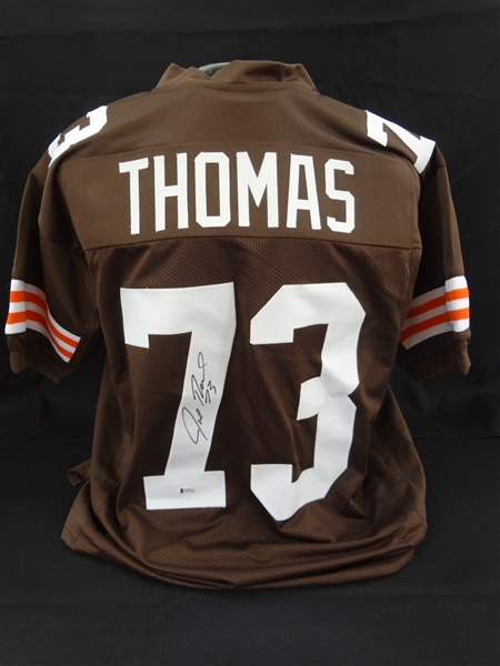 Joe Thomas Autographed Cleveland Browns Jersey Beckett LOA
