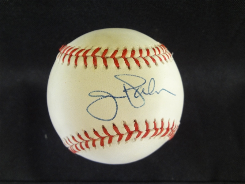 Jim Palmer Single Signed American League Bobby Brown Baseball LOA from JSA