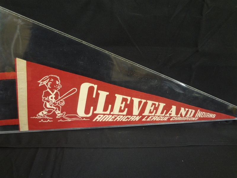 1954 Cleveland Indians American League Champion 3/4 Size Pennant