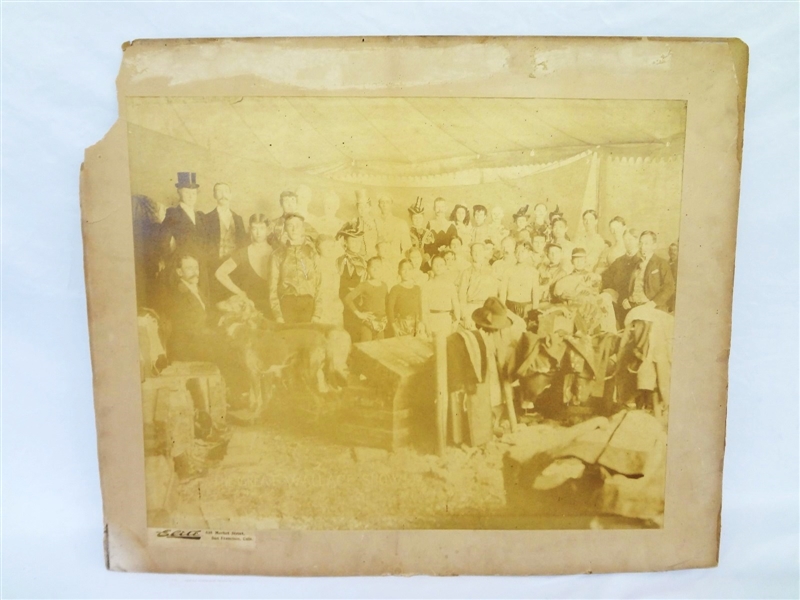 The Great Wallace Show Circus Photograph San Francisco 1855
