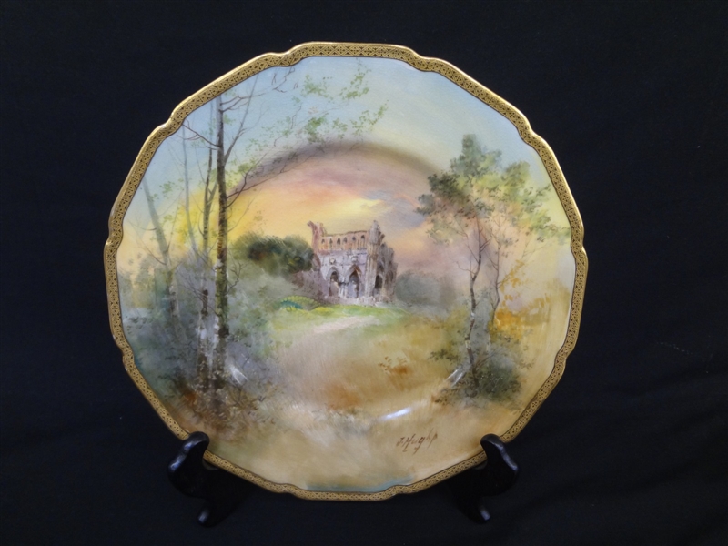 Royal Doulton Charger St. Marys Aisle of Dryburgh 10.5"