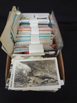 Postcard Shoe Box Approximately 750 Including Real Photo, Borders, Borderless