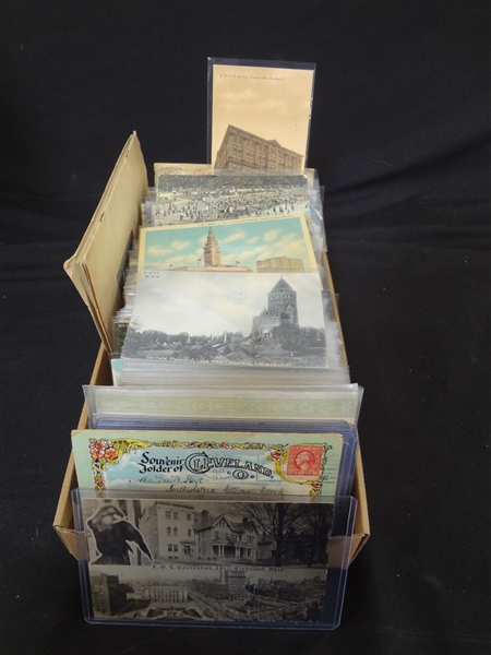 800 Postcards Featuring Ohio and Surrounding Towns and Cities