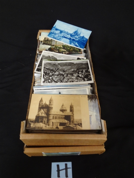 800 Postcard Lot: Mostly Germany and Foreign Views
