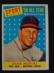 1958 Topps Stan Musial #476 Trading Card High Grade