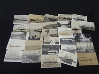 (29) Real Photo Postcards of Ships and Boats