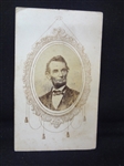 CDV Carte de Visite of President Lincoln No Backmark