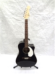 Fender California Series Sonoran SCE Black Acoustic Guitar