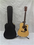 Guild Acoustic Guitar Model D-140 CE With Hard Case