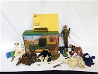 1964 G.I. Joe Set With Accessories and Combat Mans Equipment Case