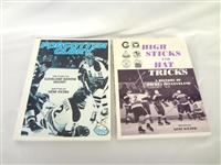 (2) Autographed Cleveland Hockey Books