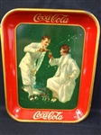 1926 Coca-Cola Serving Tray: "Golfer" 