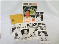 1960s New York Yankees Ephemera: Picture Pack, World Series Program