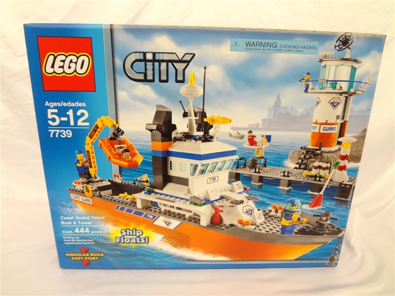 LEGO Collector Set #7739 Coast Guard Patrol Boat and Tower New and Unopened