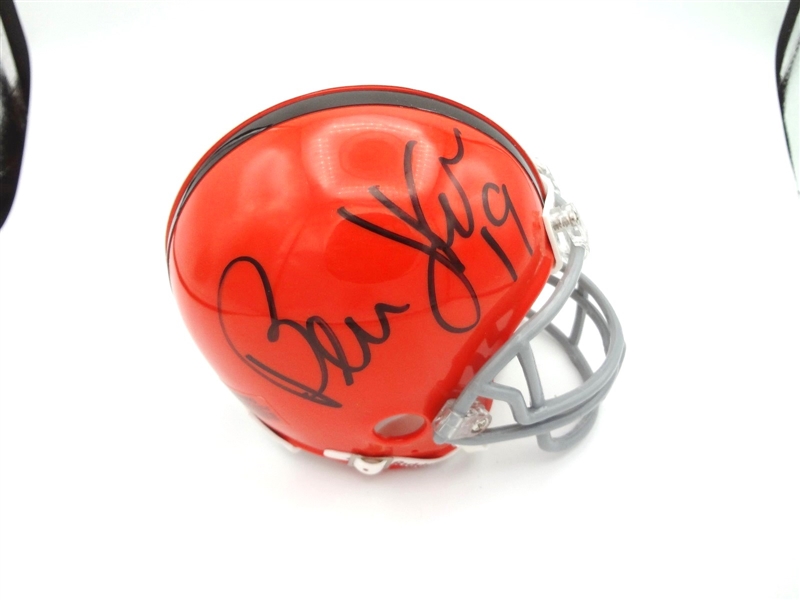 Bernie Kosar Signed Cleveland Browns Mini Helmet