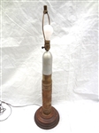 WWII U.S. Military Tramp Art Artillery Shell Lamp