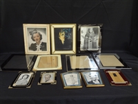 (12) Group of Art Deco Photo Frames Various Sizes