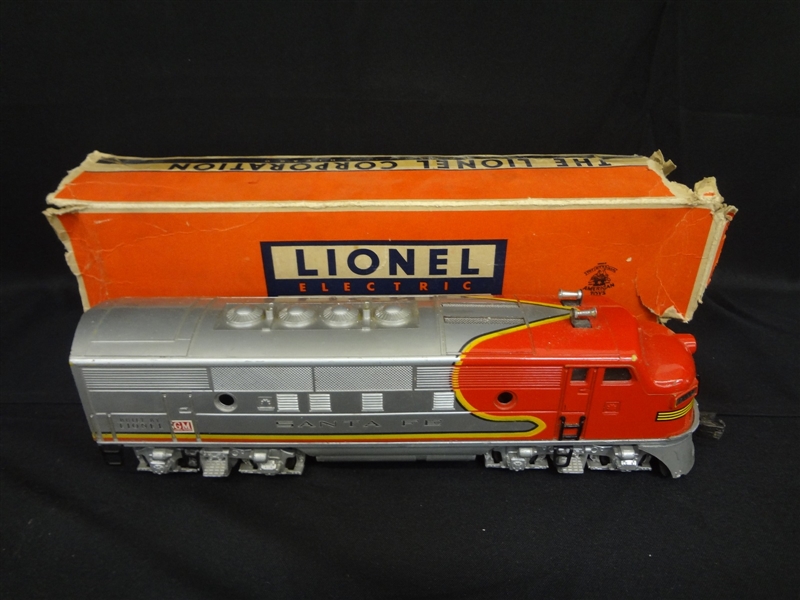 Lionel Train Postwar O Gauge Sante Fe 2343T With Original Box