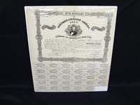 Civil War Confederate 500 Dollar Bond Sheet