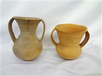 (2) Neolithic Chinese Pottery Vessel