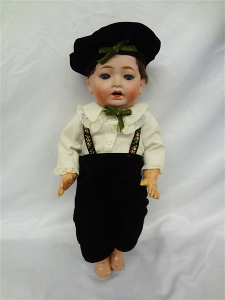 Morimura Brothers Bisque Boy Doll 
