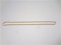 14k Yellow Gold Rope Chain 20" in Length