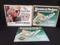 (3) Benson and Hedges Advertising Metal Signs