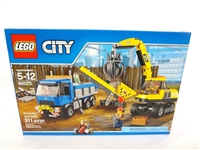 LEGO Collector Set #60075 City Excavator and Truck New and Unopened