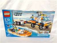 LEGO Collector Set #7726 City Coast Guard Truck With Speed Boat New and Unopened