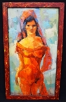 Ray Lopez-Aleman Original Oil on Canvas "Rosita" 1998