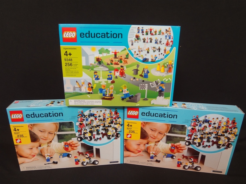 (3) LEGO Unopened Sets: Education (2) 9247, (1) 9348