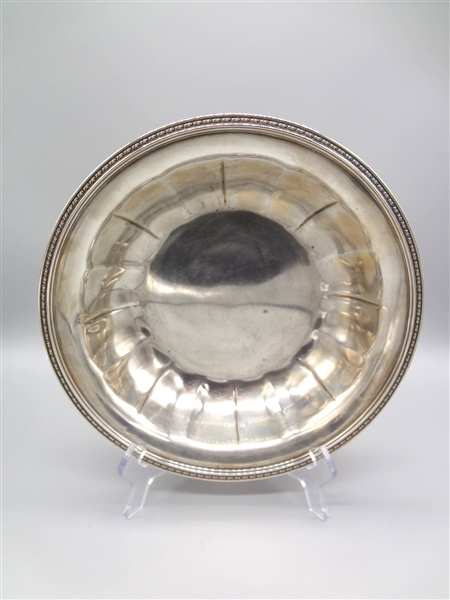 Sterling Silver English Shallow Bowl