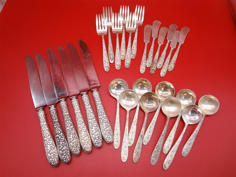 National Silver Company Sterling Silver Flatware "Narcissus" 1936