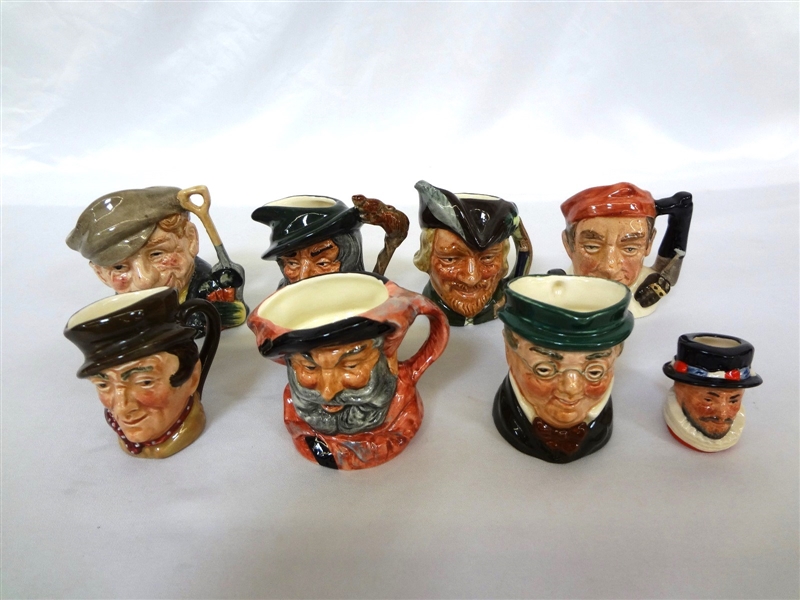 (8) Royal Doulton Small Character Mugs