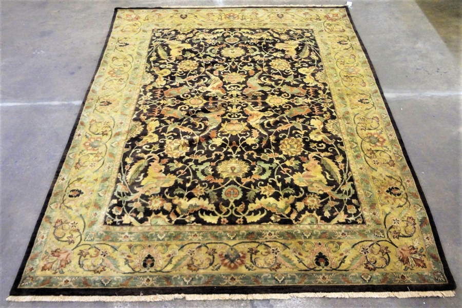 Made in India 100% Wool Hand Knotted Room Size Rug