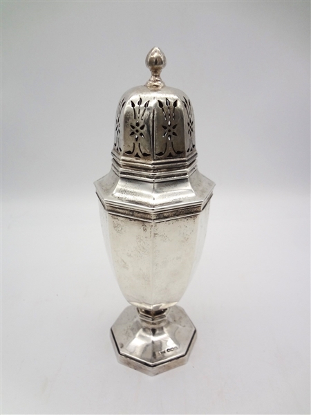 Walker and Hall Sheffield Sterling Silver Shaker