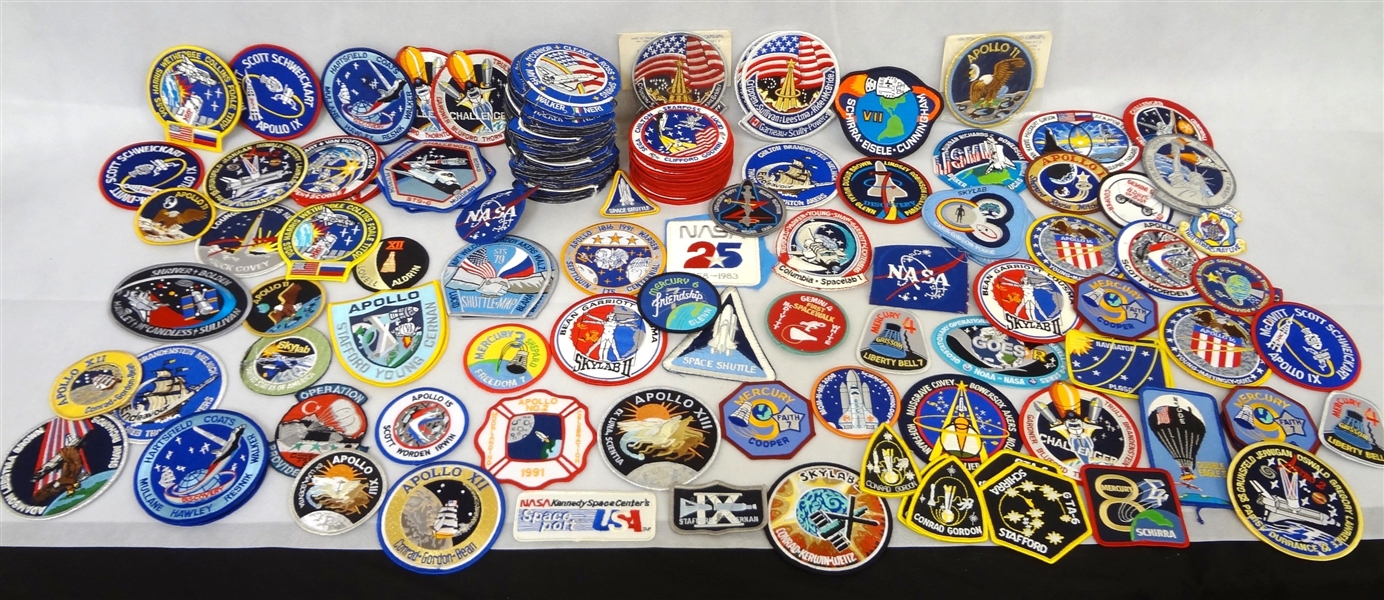 Over 160 NASA Space Program Patches