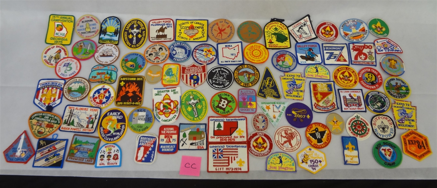(81) Boy Scout & Girl Scout Miscellaneous Patches: