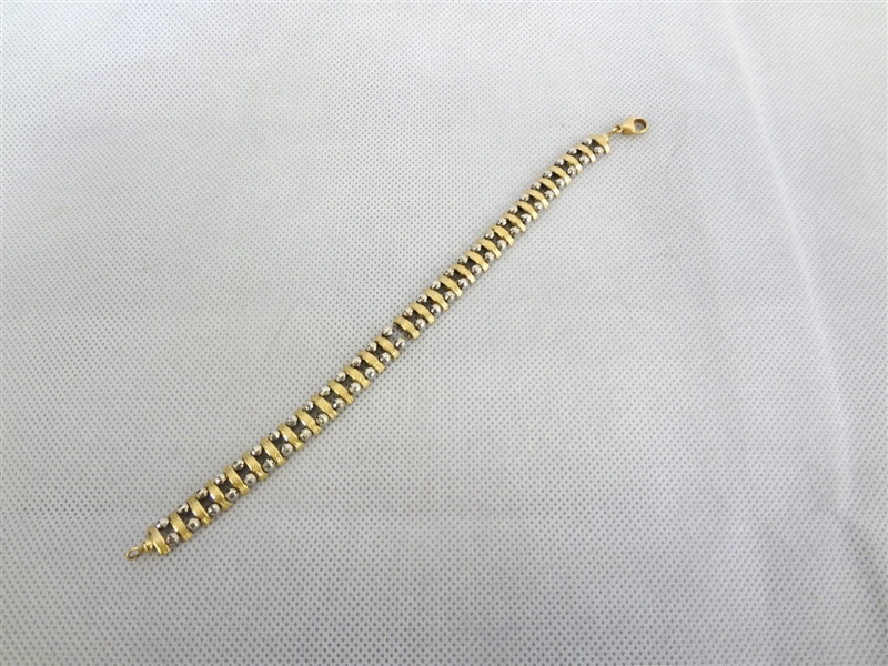 14k Yellow Gold Aurafin Italy Bracelet