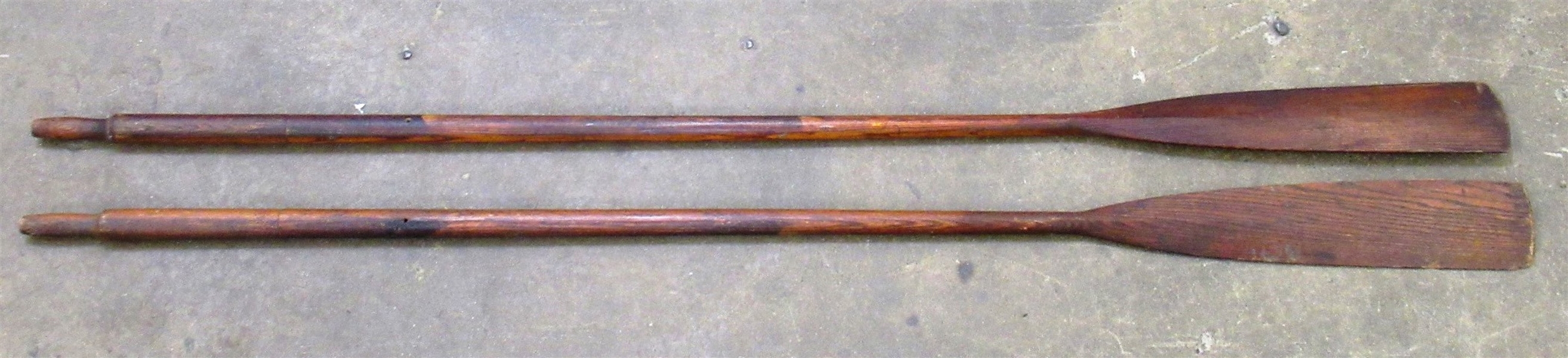 Pair of Vintage Wooden Rowing Oars