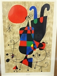 Joan Miro "Personnages Inversee" Museum Print
