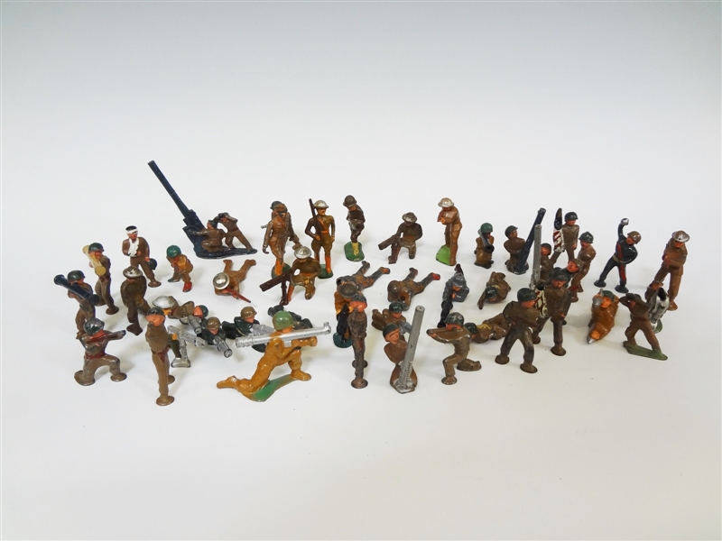 (43) Vintage Lead toy Soldiers Different Makers