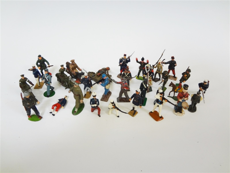 (31) Miscellaneous Lead Toy Soldiers Different Makers