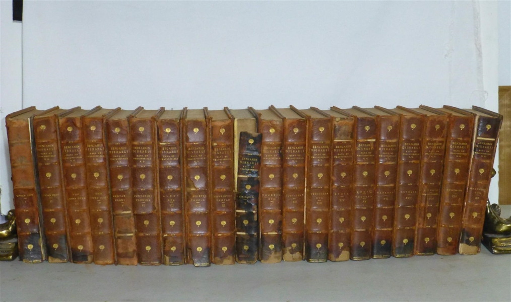The Works Of Benjamin Disraeli 20 Volumes Imperial Edition 1 of 100 ARNOT