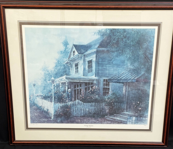 Donny Finley "Cottage Garden" Signed and Numbered Lithograph