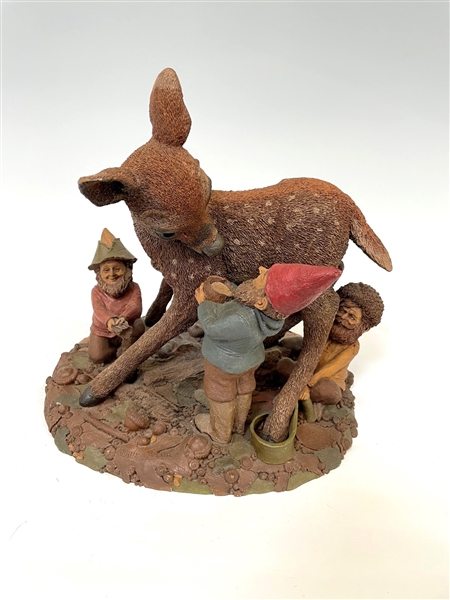 Tom Clark Gnomes Sculpture "Spring Cleaning" 