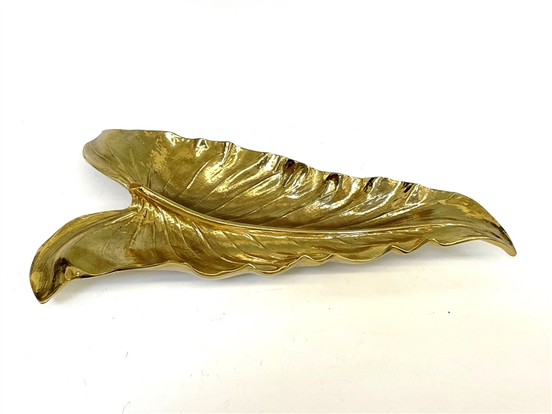 Virginia Metal Crafters Calla Lily Brass Tray