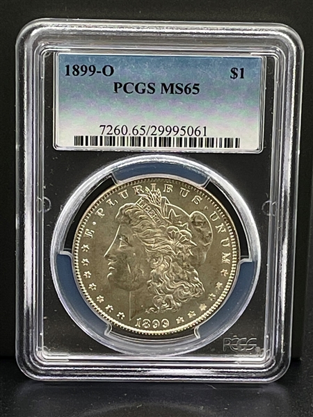 1899-O Morgan Silver Dollar Graded PCGS MS65
