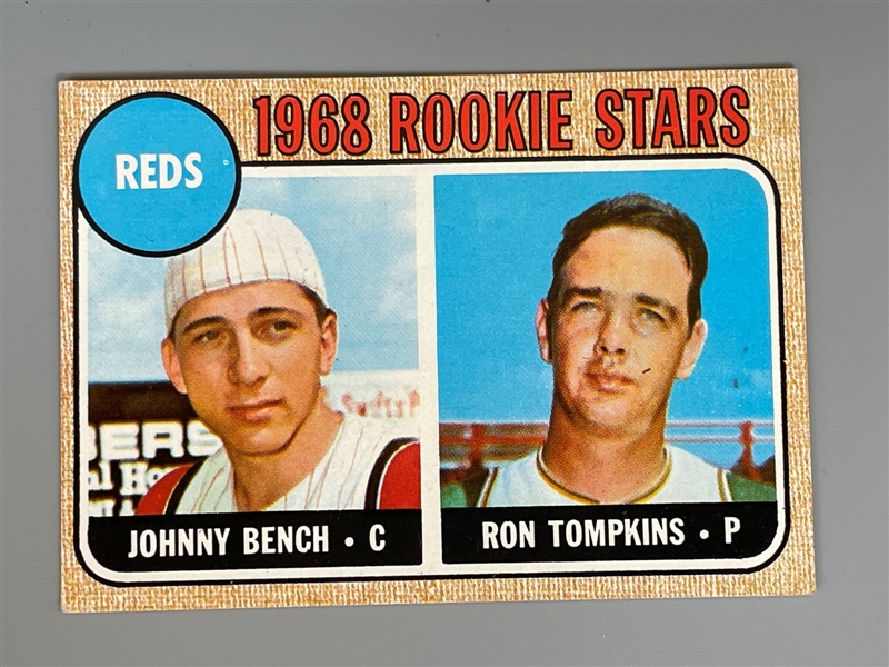 1968 Topps Johnny Bench Rookie Card #247 NM