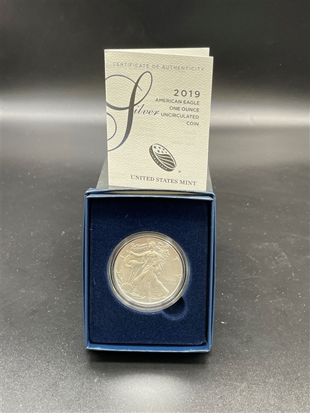 2019-W American Eagle One Ounce Silver Proof Coin In Presentation Box
